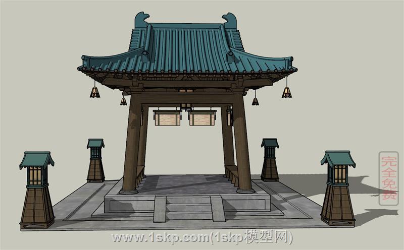 唐宋风格亭子