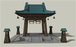 唐宋风格亭子