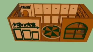 服装店SU模型