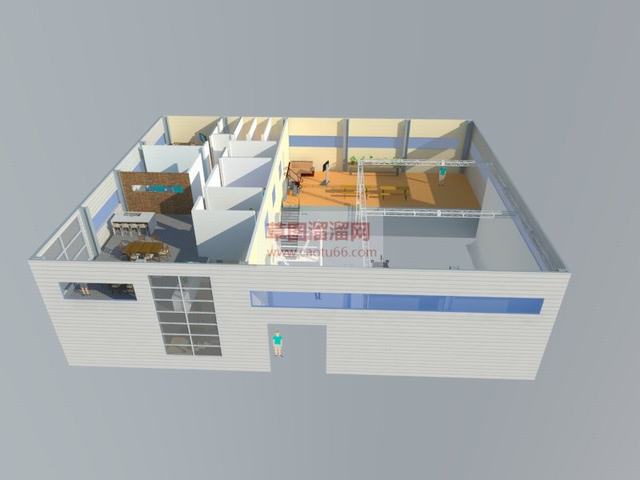 办公室SU模型