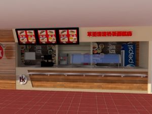 奶茶店饮品店蛋糕店SU模型