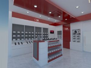LG手机店SU模型 免费sketchup模型下载
