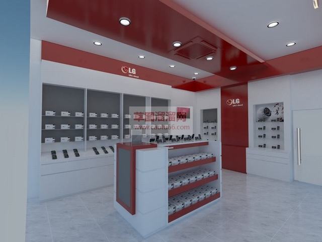 LG手机店SU模型