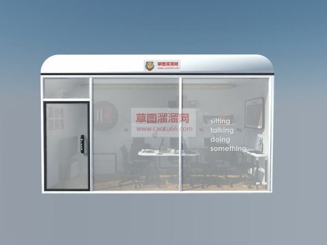 商业店铺工作室商店SU模型