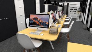 工业风格工作SU模型 免费sketchup模型下载