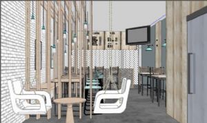 韩国奶茶店饮SU模型