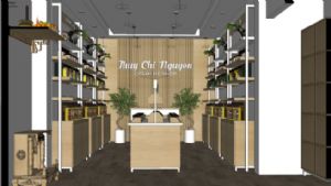 室内商店店内SU模型