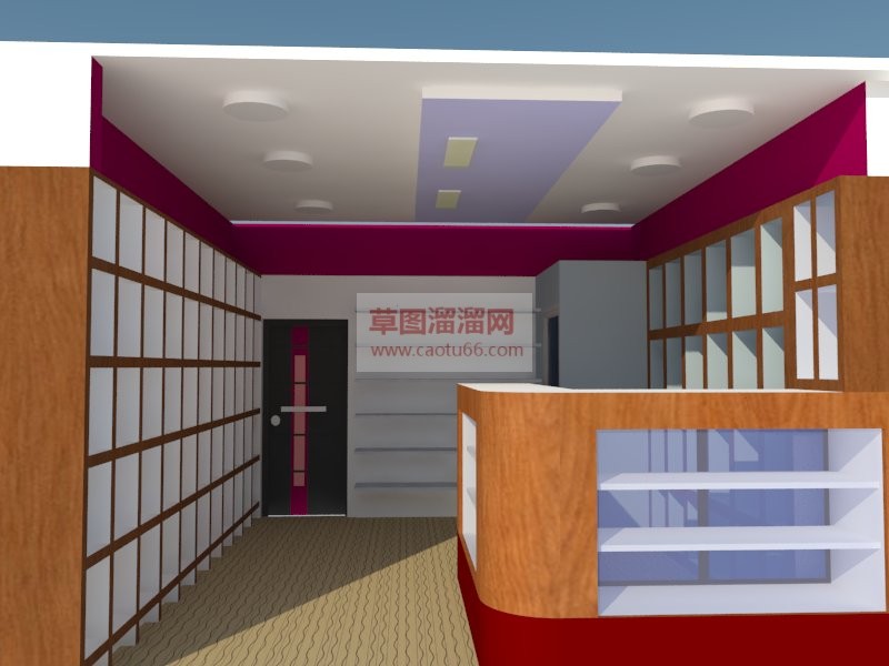 商店药店SU模型