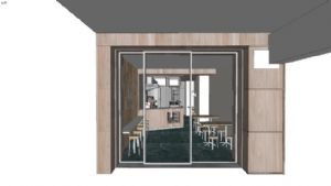 饮品店美食店SU模型