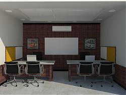 办公室SU模型 免费sketchup模型下载