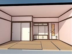 野比大雄房间日式SU模型