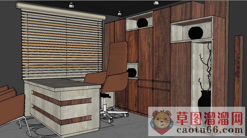 办公室SU模型