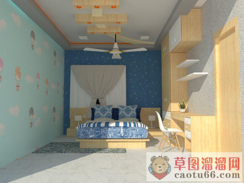 儿童房SU模型