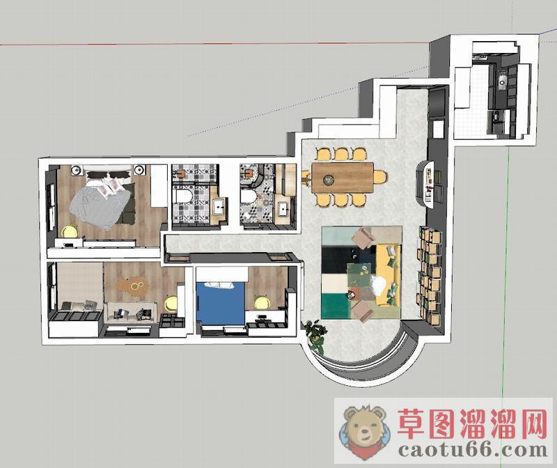 室内家装SU模型