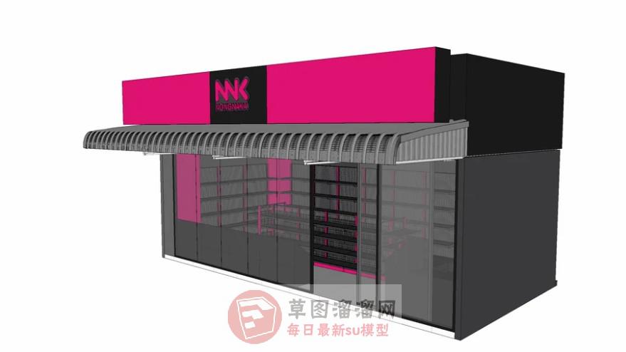 便利店商店小超市SU模型