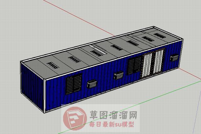 集装箱办公室SU模型