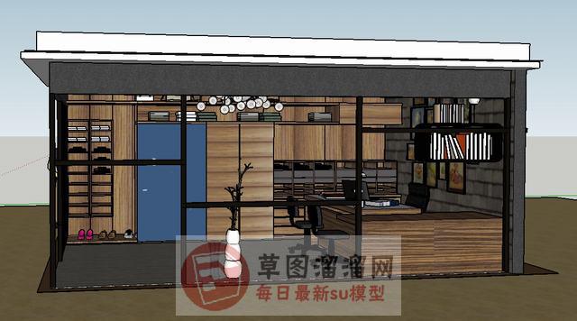 衣柜店SU模型