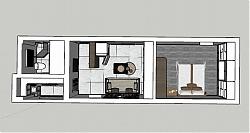 小户型公寓住宅SU模型