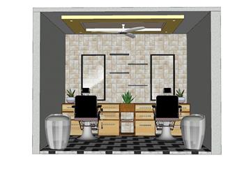 理发店发廊SU模型