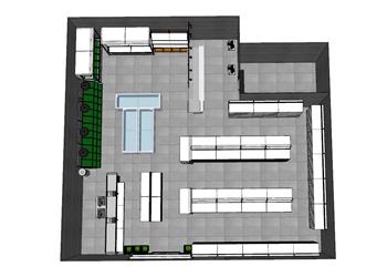 超市商店SU模型