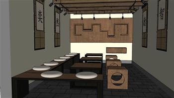 围棋五子棋兴趣班SU模型