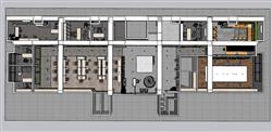 大型公司SU模型 免费sketchup模型下载