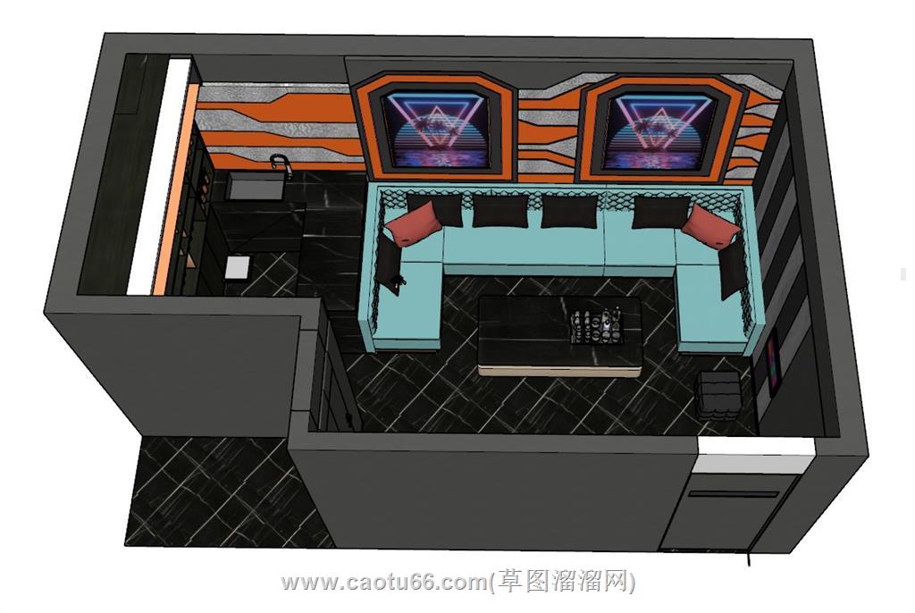 KTV包厢酒吧SU模型