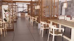 餐饮店火锅店SU模型