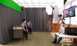 摄影室照相馆SU模型