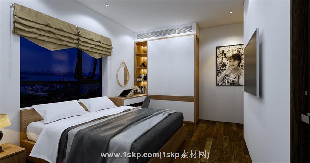 房间卧室SU模型