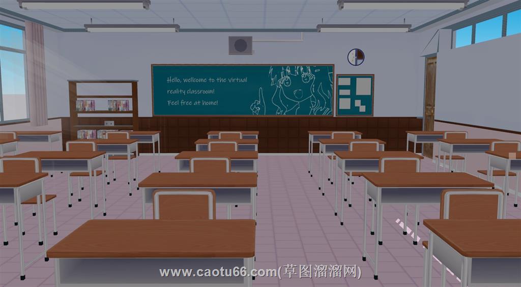 课堂教室学校SU模型