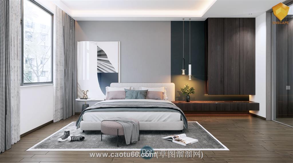 卧室房间SU模型