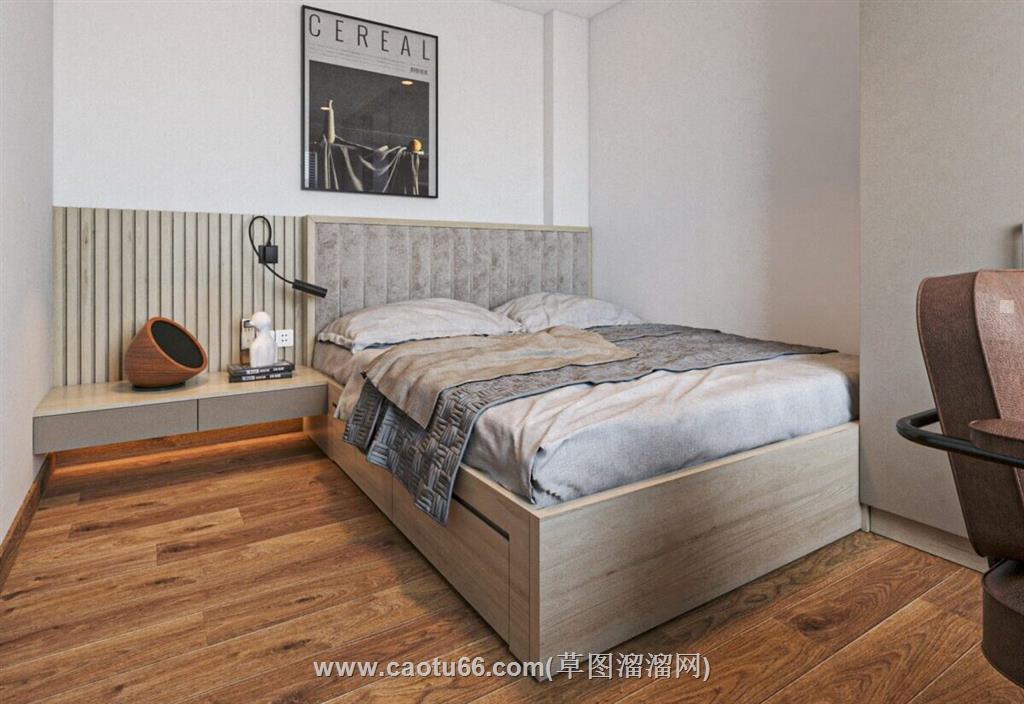 卧室房间SU模型