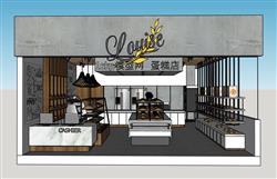 蛋糕店SU模型