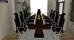 会商室会议室SU模型