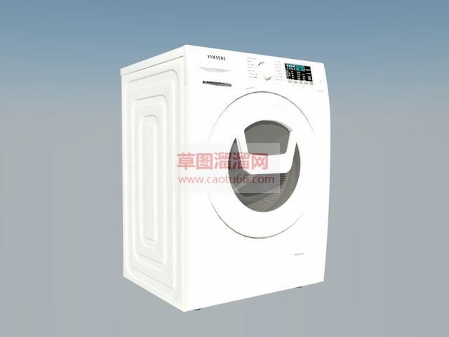 滚筒家电洗衣机SU模型