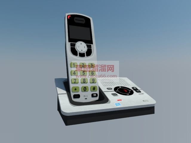 子母机电话SU模型