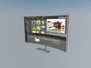 三星显示器曲面SU模型
