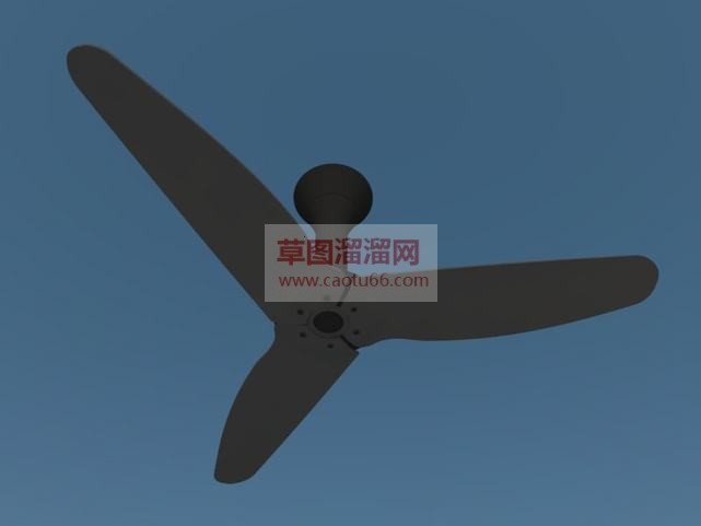 铁皮吊扇风扇SU模型
