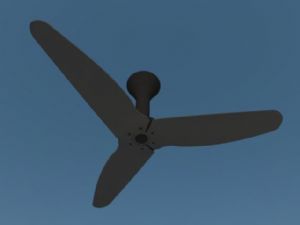 铁皮吊扇风扇SU模型