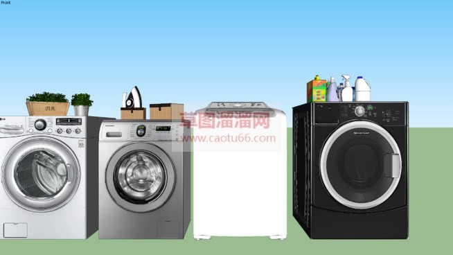 洗衣机免费SU模型