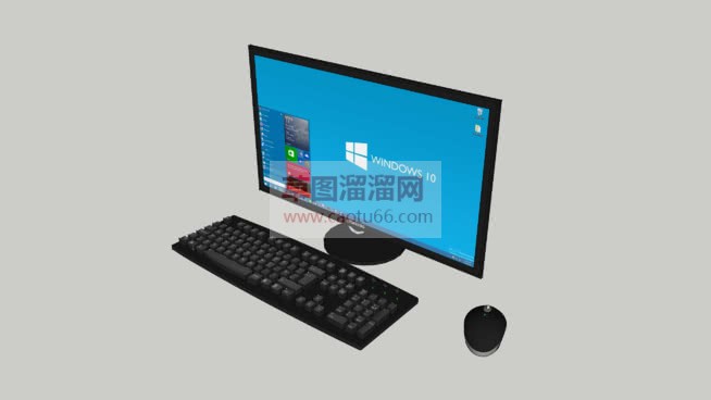 键盘鼠标显示SU模型