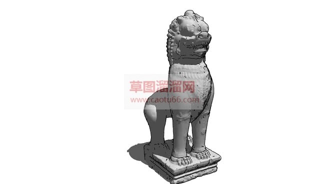 巴戎石SU模型