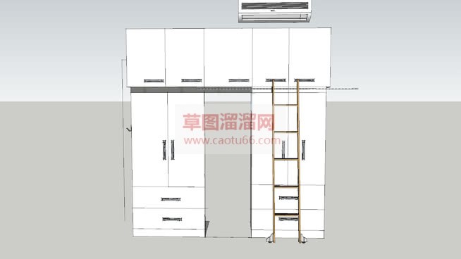 挂式空调SU模型