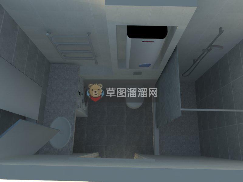 浴室间淋浴间卫生间SU模型