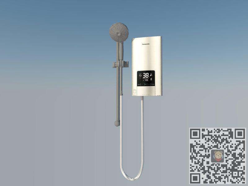 花洒电热水器SU模型
