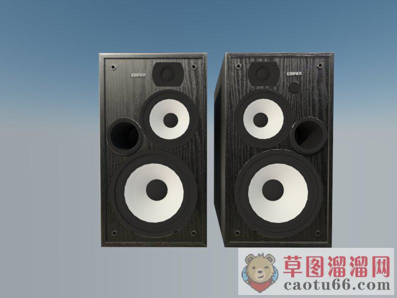 漫步者音响设备SU模型