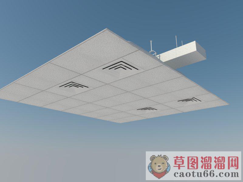 暖气管道出风口SU模型