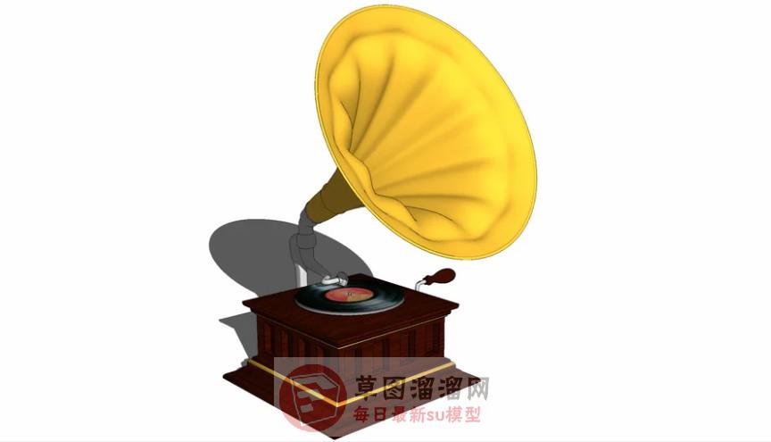 留声机SU模型