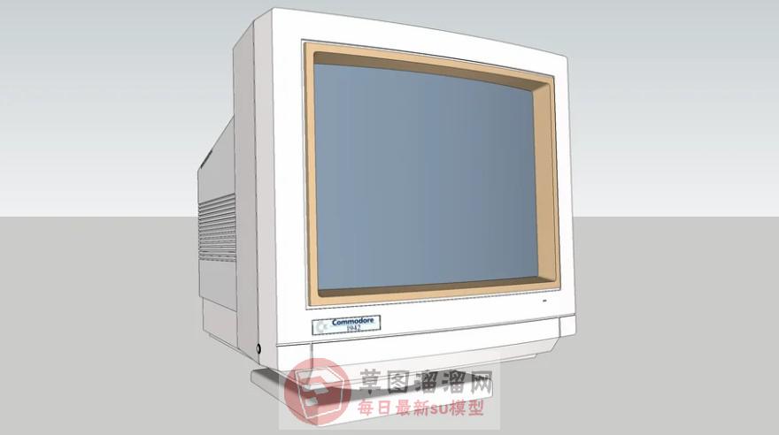 台式电脑显示器SU模型